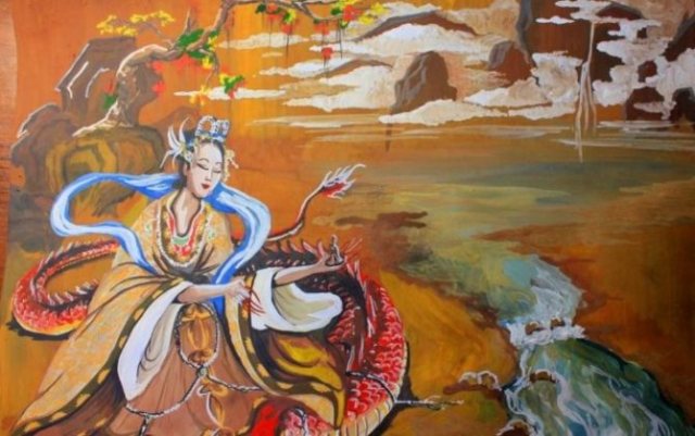 Китайський міф про створення людей   богиня Нюйва